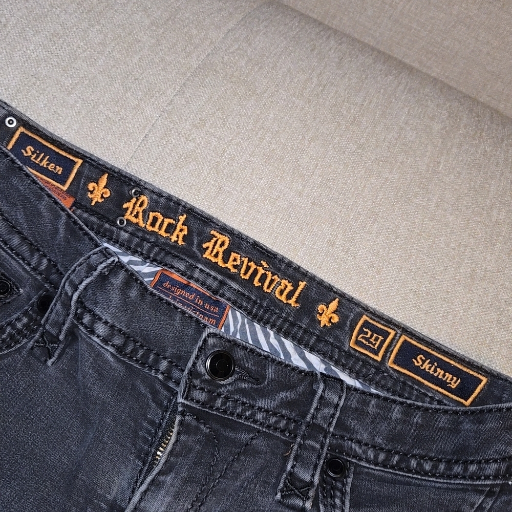Rock Revival Women's Black Skinny Jeans